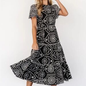 Baltic Born Mirabel Eyelet Midi Dress |